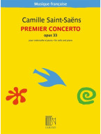 Camille Saint-Saens: Premier Concerto en La Mineur op. 33 (noty na violoncello, klavír)