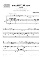 Camille Saint-Saens: Premier Concerto en La Mineur op. 33 (noty na violoncello, klavír)
