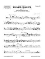 Camille Saint-Saens: Premier Concerto en La Mineur op. 33 (noty na violoncello, klavír)