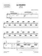 Alfonse Hasselmans: La Source (noty na harfu)