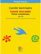 Camille Saint-Saëns: Danse Macabre opus 40 (noty na čtyřruční klavír)