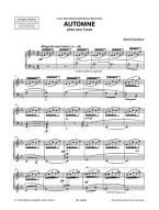 Marcel Grandjany: Automne (noty na harfu)