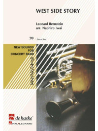 Leonard Bernstein: West Side Story (noty pro koncertní orchestr, party, partitura)
