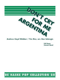 Don't cry for me Argentina (noty pro koncertní orchestr, party, partitura)