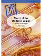 Bedřich Smetana: March of the Student's Legion / Pochod studentských legií (noty pro dechový žesťový kvintet, party, partitura)