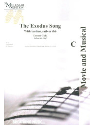 Ernest  Gold: The Exodus Song (noty pro koncertní orchestr, party, partitura)