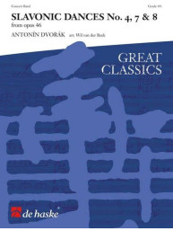 Antonín Dvořák: Slavonic Dances No. 7 & 8 (noty pro koncertní orchestr, party, partitura)
