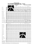 Antonín Dvořák: Slavonic Dances No. 7 & 8 (noty pro koncertní orchestr, party, partitura)