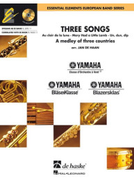 Three Songs (noty pro koncertní orchestr, party, partitura)(+audio)