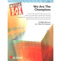 Queen: We Are The Champions (noty pro 5-členný flexibilní orchestr, perkuse, party, partitura)