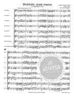 Antonín Dvořák: Moderato, quasi marcia (noty pro klarinetový orchestr, party, partitura)