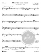 Antonín Dvořák: Moderato, quasi marcia (noty pro klarinetový orchestr, party, partitura)