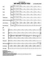 Queen: We Will Rock You (noty pro 4-členný flexibilní orchestr, party, partitura)