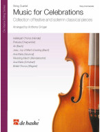 Music for Celebrations (noty pro smyčcový kvartet, party, partitura)