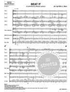 Michael Jackson: Beat it (noty pro 5-členný flexibilní orchestr, party, partitura)