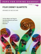 Four Disney Quartets (noty pro smyčcový kvartet, party, partitura)