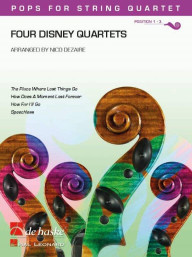 Four Disney Quartets (noty pro smyčcový kvartet, party, partitura)