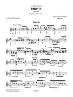 J.S. Bach: Partita BWV 826 (noty na kytaru)