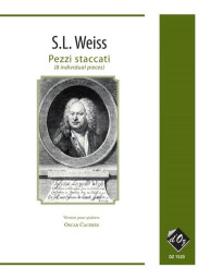 Sylvius Leopold Weiss: Pezzi staccati - 8 Individual Pieces (noty na kytaru)