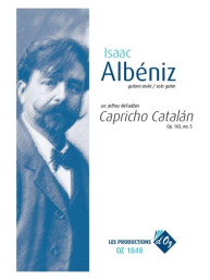 Isaac Albéniz: Capricho Catalan (noty na kytaru)