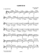 Johann Pachelbel: Canon in D (noty na kytaru)