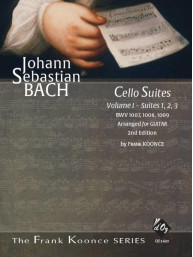 J.S. Bach: Cello Suite No. 1, 2, 3 (noty na kytaru)