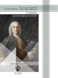 Domenico Scarlatti: 15 Sonates (noty na kytaru)
