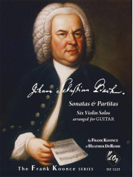 Johann Sebastian Bach: Sonatas and Partitas (noty na kytaru)