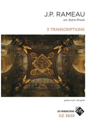 Jean-Philippe Rameau: 3 Transcriptions (noty na kytaru)