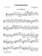Jean-Philippe Rameau: 3 Transcriptions (noty na kytaru)