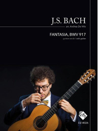J.S. Bach: Fantasia BWV 917 (noty na kytaru)