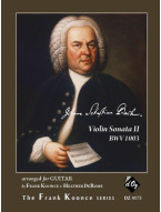 J.S. Bach: Violin Sonata II, BWV 1003 (noty na kytaru)