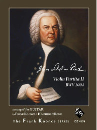 J.S. Bach: Violin Partita II, BWV 1004 (noty na kytaru)