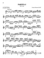 J.S. Bach: Violin Partita II, BWV 1004 (noty na kytaru)