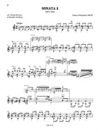 J.S. Bach: Violin Sonata III, BWV 1005 (noty na kytaru)