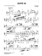 Georg Friedrich Händel: Suite no. 7 (noty na kytaru)
