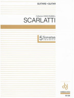 Domenico Scarlatti: Five Sonatas (noty na kytaru)