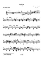 Domenico Scarlatti: 2 Sonates, vol. 3, K. 319, 69 (noty na kytaru)