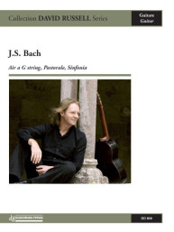 J.S. Bach: Air a G string, Pastorale, Sinfonia (noty na kytaru)