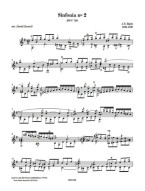 J.S. Bach: Sinfonias BWV 788, 791, 792, 797 (noty na kytaru)