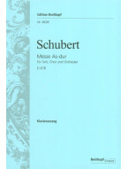 Franz Schubert: Mass A flat major D 678 (noty na sborový zpěv, klavír)