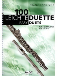 Franz Kanefzky: 100 Leichte Duette für 2 Querflöten (noty na příčnou flétnu)