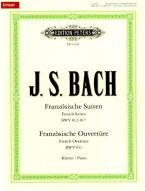 J.S. Bach: Französische Suiten BWV 812–817 & Französische Ouvertüre BWV 831 (noty na klavír)