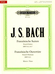 J.S. Bach: Französische Suiten BWV 812–817 & Französische Ouvertüre BWV 831 (noty na klavír)