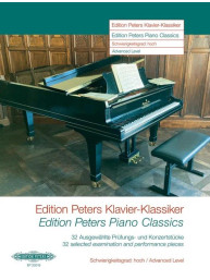 Edition Peters Piano Classics: Advanced Level (noty na klavír)