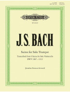 Johann Sebastian Bach: Suites for Solo Trumpet BWV 1007–1012 (noty na trubku)
