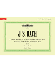 J.S. Bach: Notebook for Wilhelm Friedemann Bach (noty na klavír)