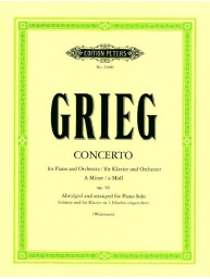 Edvard Grieg: Concert A Major Op.16 (noty na klavír)