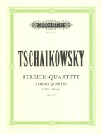 P.I. Čajkovskij: String Quartet No.1 In D Op.11 (noty pro smyčcový kvartet, party)