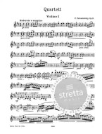 P.I. Čajkovskij: String Quartet No.1 In D Op.11 (noty pro smyčcový kvartet, party)